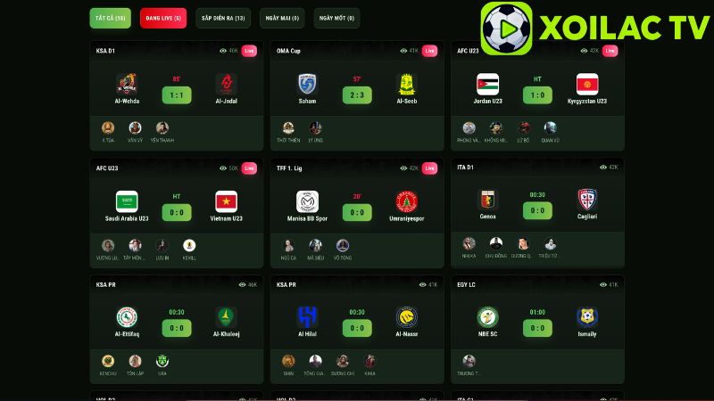Hệ Thống Link Xem Bóng Đá Trực Tiếp Đa Dạng
